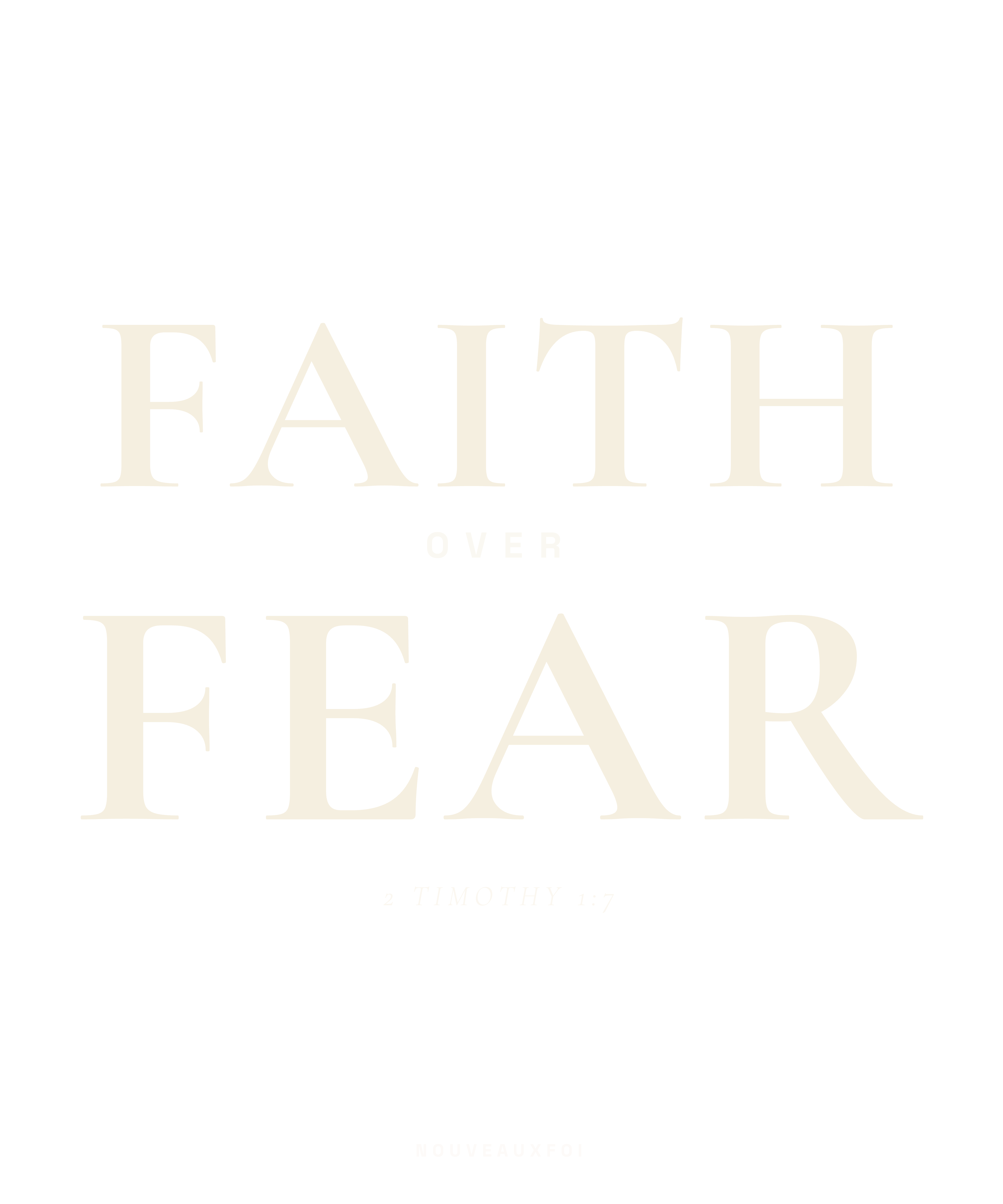 Faith Over Fear
